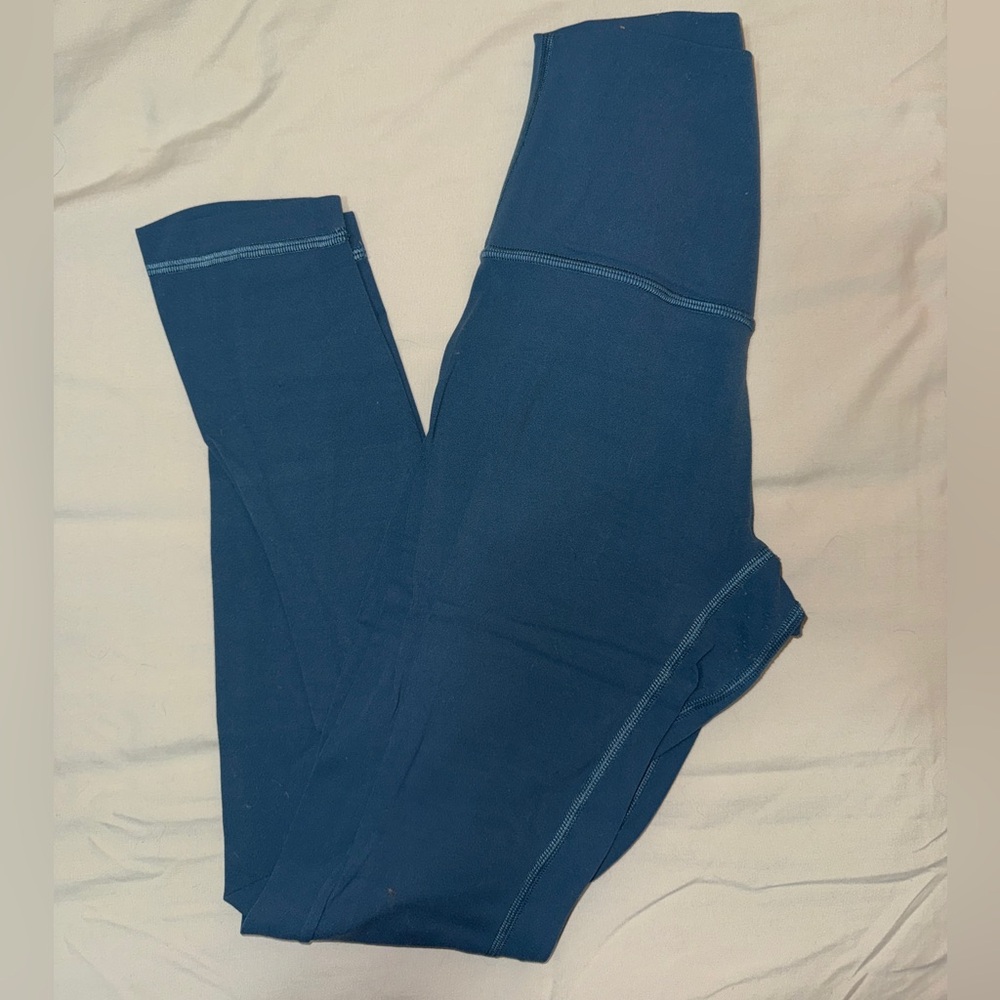 Blue Lululemon Align Leggings